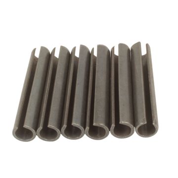 Lot de 6 goupilles élastiques diamètre 14 mm et 80 mm de longueur