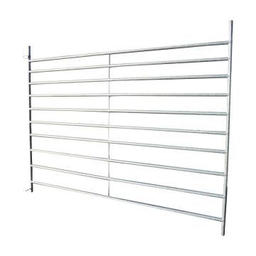 Barrière pour chèvres 200x150cm, 10 tubes 25Ø