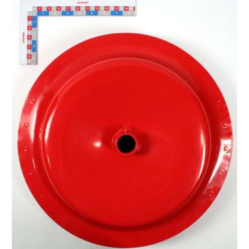 Roue directrice en tôle pour bineuse RIBOULEAU MONOSEM, 65003012 - 11008, pièce origine