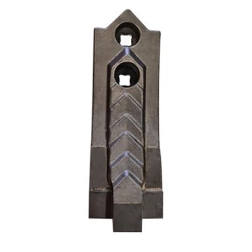 Soc avec plaquettes carbure et renfort acier pour déchaumeur à dents, cultivateur, AGRISEM, 2111200020, pièce interchangeable