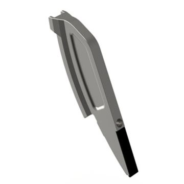 Étrave avec plaquettes carbure pour cultivateur, déchaumeur à dents AGRO MASZ, AP01087, AP.EK.00002, pièce interchangeable