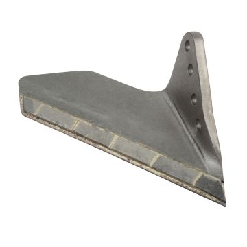Aileron carbure, compatible pour déchaumeur à dents, cultivateur, VADERSTAD, 447150, droite, pièce interchangeable