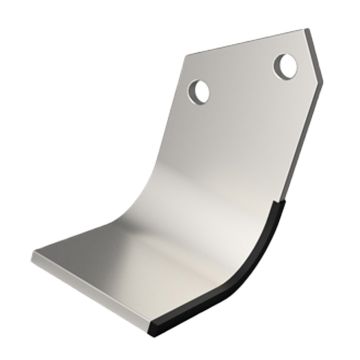 Lame de fraise équerre gauche 195x110x10mm, avec plaquettes carbure pour rotavator HORSCH, 00310001, 109960, 00310003, pièce interchangeable