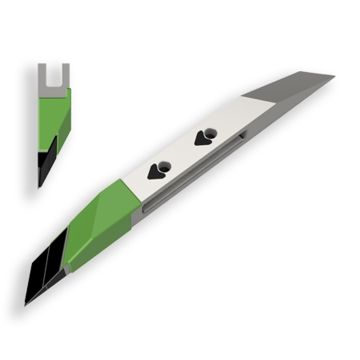 Barre droite avec plaquettes carbure latérales et rechargement pour décompacteur pour KVERNELAND,  RAZOL, RF05933, pièce interchangeable