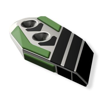 Pointe carbure, rechargement et plaquettes arrière 90x20mm pour charrue KUHN HUARD, 622165, 622129, 622175, H0408540, gauche, pièce interchangeable