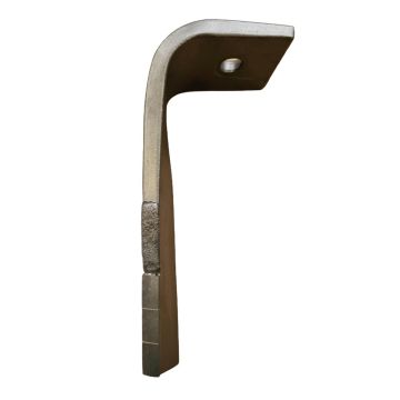 Dent carbure, 3 pastilles plus rechargement, pour herse rotative, ALPEGO, 300mm, Ø19,50x23mm, fixation rapide, MKOA00287, gauche, pièce interchangeable