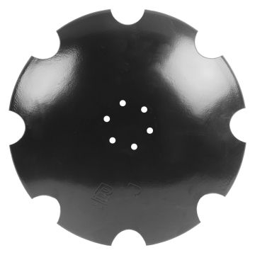 Disque crénelé 560x5 mm, 6 trous, pour déchaumeur à disques BEDNAR, KM060653, pièce origine