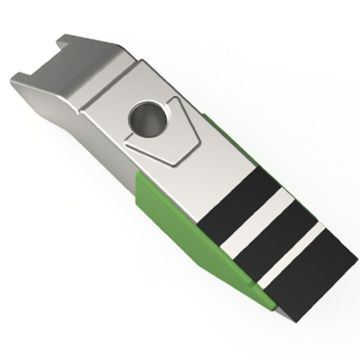 Pointe avec plaquettes carbure, rechargement et plaquettes arrière pour décompacteur AMAZONE Cultichaum, 951368, pièce interchangeable