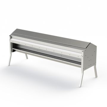 Barrière libre service à barres obliques 2 à 7 mètres acier galvanisé à chaud