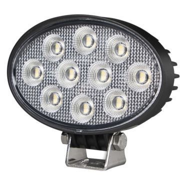 Phare de travail 40 LED 3200Lm ovale, 10/30V, 40W, support pivotant, OSRAM