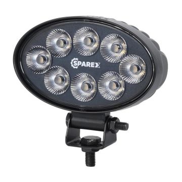 Phare de travail ovale, 32 LEDs, 12-40V, 3200 Lumens, faisceau longue portée
