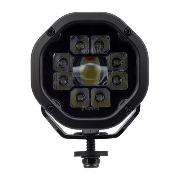 Phare avant de tracteur rond, 42 leds, 3410 Lumens, 10-30V, avec support