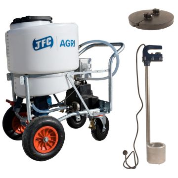 Pack chariot à lait 170 litres avec mélangeur, pompe, chauffe-lait et collier