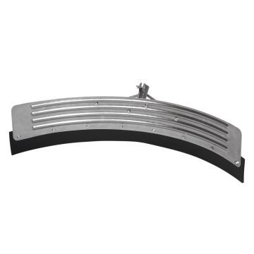 Racloir à déjections et lisier, acier zingué courbe, sans manche 73cm x Ø32mm