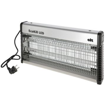 Tue-mouches LED 7W aluminium inoxydable EcoKill