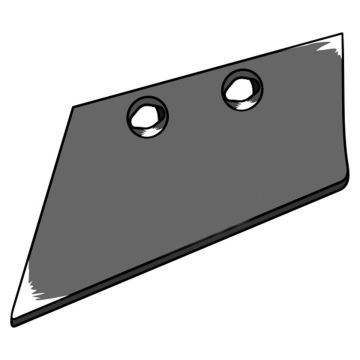 Soc rasette pour charrue gregoire & besson, 19111, gauche, pièce interchangeable