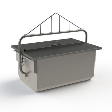 Bac équarrissage en acier inoxydable 1200L