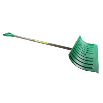 Rabot multi-usage 53 cm polypropylène très résistant, manche en hêtre avec emmanchement automatique anti-rotation et poignée D