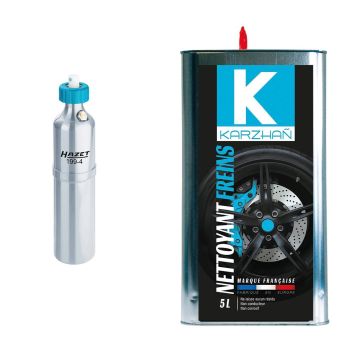 Vaporisateur de dégrippant rechargeable 227ml avec joint viton et 5 litres de nettoyant freins KARZHAN