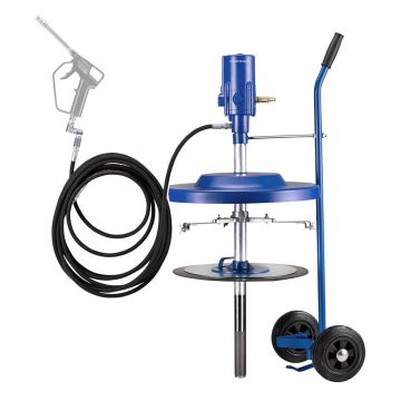 Surpresseur de graissage mobile, tuyau de 10 mètres, pour fût de 50 kg, PRESSOL