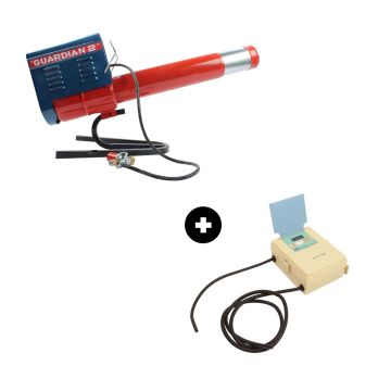 Pack canon à gaz effaroucheur Guardian 2 et horloge de programmation électronique