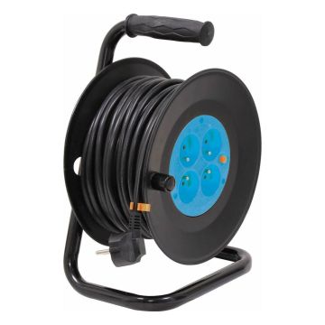 Enrouleur électrique 3000W-1000W, câble 3 G 1,5 mm² 25 mètres