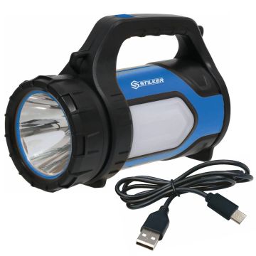 Lampe torche LED 700 lumens longue portée rechargeable, STILKER