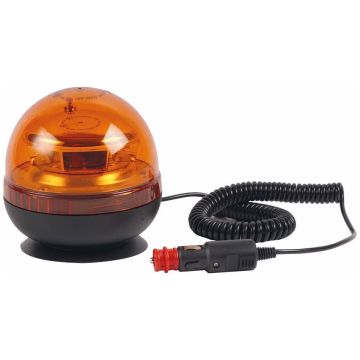 Gyrophare LED magnétique avec prise allume cigare, triple fonction classe 5, homologué route