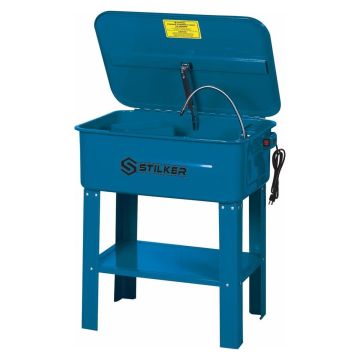 Fontaine de nettoyage 230V métallique sur pieds 70 litres, avec pompe électrique 10 à 12 l/min, STILKER