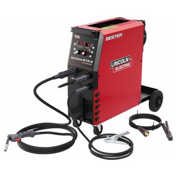 Poste à souder inverter MIG-MAG/TIG LIFT/MMA 230V BESTER 215-S Synergic