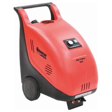 Nettoyeur haute pression eau chaude DRAKKAR, 230V, 130 bar, débit 8 l/min - 480 l/h, système total stop avec flexible 10 mètres