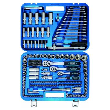 Coffret de 219 douilles 1/4" 3/8" 1/2", STILKER