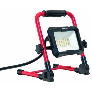 Projecteur LED de chantier 2700 lumens 30W avec câble 3 mètres, portable sur pied, DRAKKAR