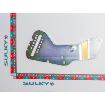 Platine jauge soc droite, pour semoir SULKY, 018489 - 918489, pièce origine