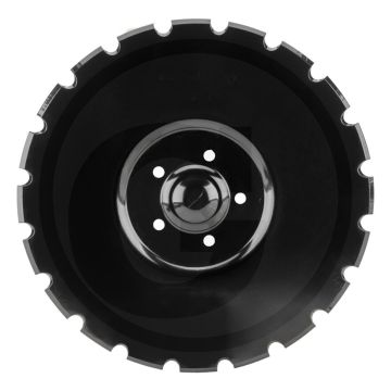 Disque crénelé, 410x5mm, 5 trous, compatible pour VADERSTAD Tempo, 180078, pièce interchangeable