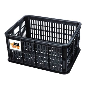Top case en plastique, verrouillable à clé, 17.5L, pour vélo AGRICYCLES