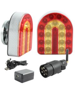 Kit feu de remorque sans fil, connexion WIFI, fixation magnétique, CONNIX