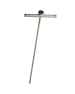 Sonde de température mobile INOX, pour céréales, foin, compost, 100 à 280 cm, AGRETO