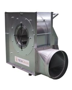 Ventilateur à grains mobile, 3.0 à 7.5 Kw, 8000 à 13750 m3/heure, pour ventilation des céréales, TECHGRAIN