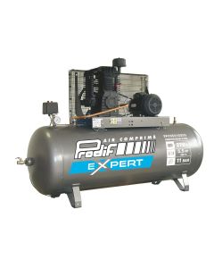 Compresseur fixe &agrave; courroie 270 litres 400V, 29,5m&sup3;/h, 5,5 CV, bi-cylindre, FF035310200, PRODIF EXPERT