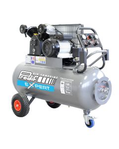 Compresseur mobile 150 litres 230V, 18,6 m&sup3;/h, bi-cylindre, 3CV, TRE2214030MG, PRODIF EXPERT