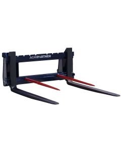 Fourche à palettes UPF20 avec douilles et 2 doigts de fourche démontables, capacité 2000KG, tablier réglable, MANUTOSORE
