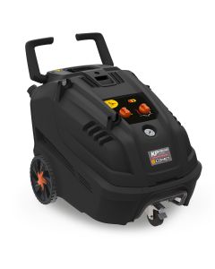 Nettoyeur haute pression &eacute;lectrique eau chaude KP PRO EXTRA 3.10 10/150M, 230V, 150 Bar, d&eacute;bit 600l/h avec enrouleur 15M noir, COMET 