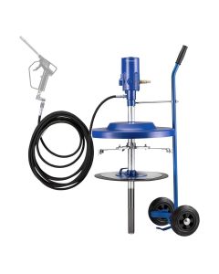 Surpresseur de graissage mobile, tuyau de 10 m&egrave;tres, pour f&ucirc;t de 50 kg, PRESSOL